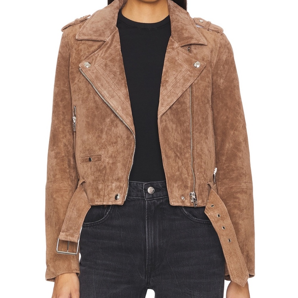 Blank NYC Brown Suede Jacket